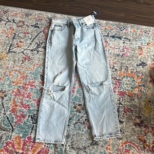 Abercrombie & Fitch The Dad High Rise Jean Size 28 Short